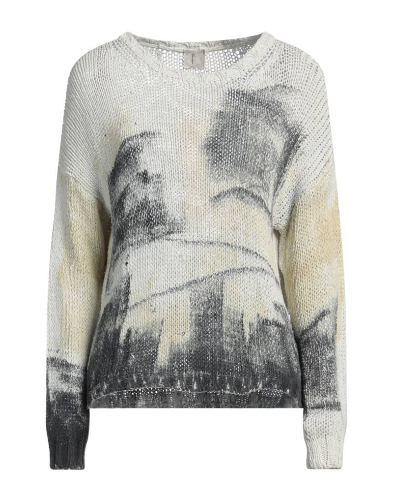 F CASHMERE Pullover Damen Hellgrau von F CASHMERE