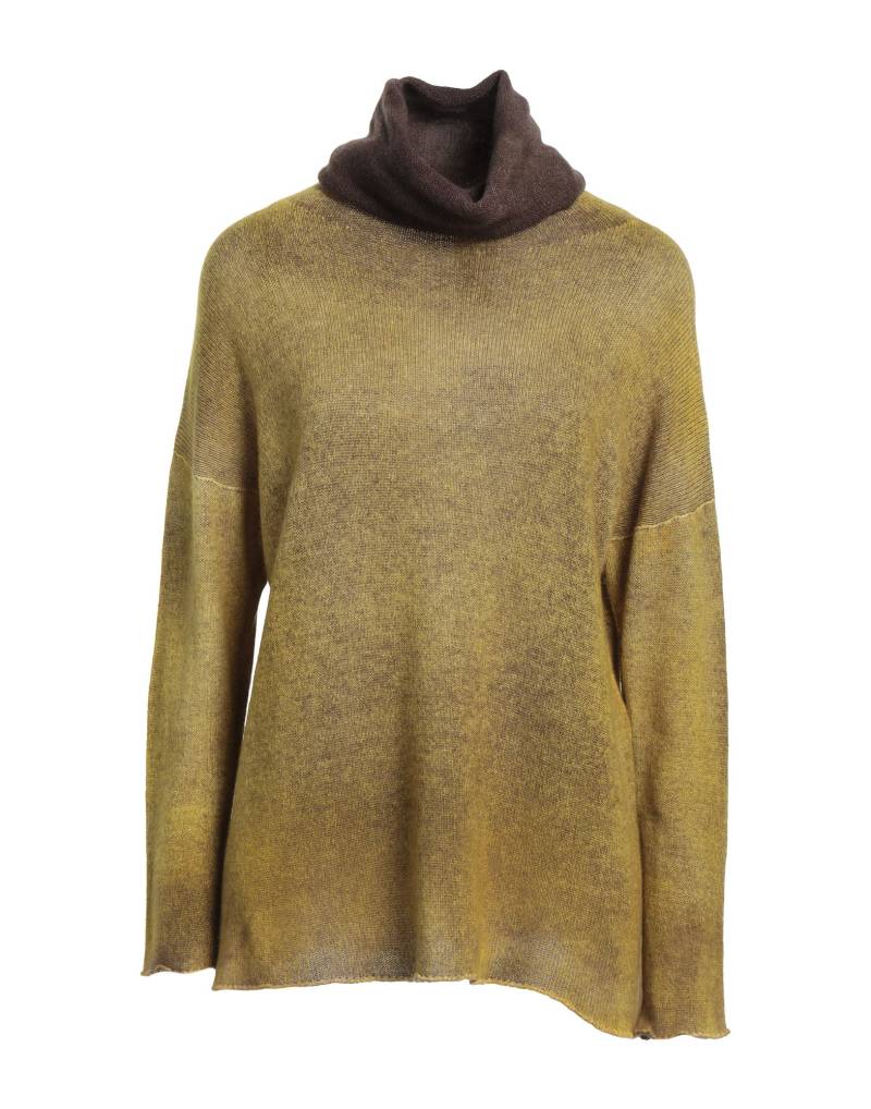 F CASHMERE Rollkragenpullover Damen Limettengrün von F CASHMERE