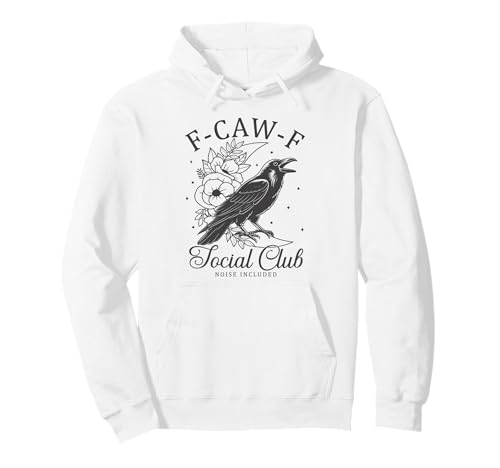 F-CAW-F Craw Celestial Moon Flowers Bird Meme Damen Pullover Hoodie F-CAW-F Craw Celestial Moon Flowers Bird Meme Damen Pullover Hoodie von F-CAW-F Social Club Celestial Designs