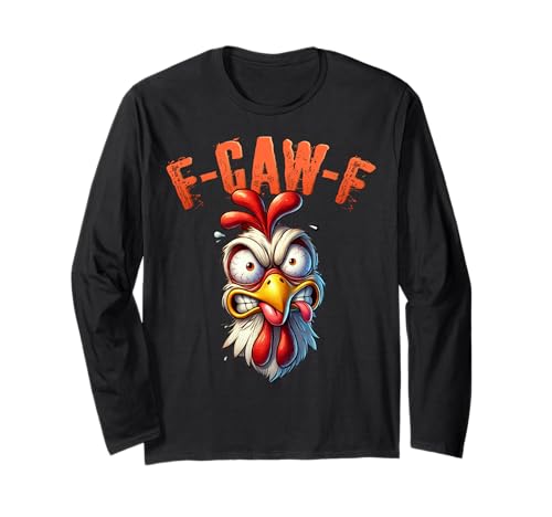 F-CAW-F Shirt Herren Damen Lustige T-Shirts Huhn F CAW F Langarmshirt F-CAW-F Shirt Herren Damen Lustige T-Shirts Huhn F CAW F Langarmshirt von F-CAW-F T-Shirts Herren & Damen mit Huhn
