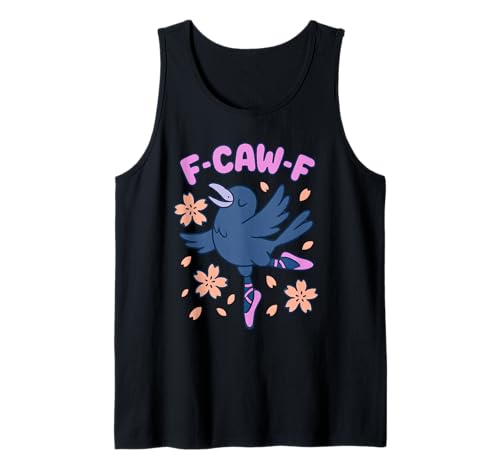F Caw F Damen Crow F-Caw-F Schwarzer Vogel FCAWF Rabe Tank Top F Caw F Damen Crow F-Caw-F Schwarzer Vogel FCAWF Rabe Tank Top von F Caw Caw F Crow Merch Store