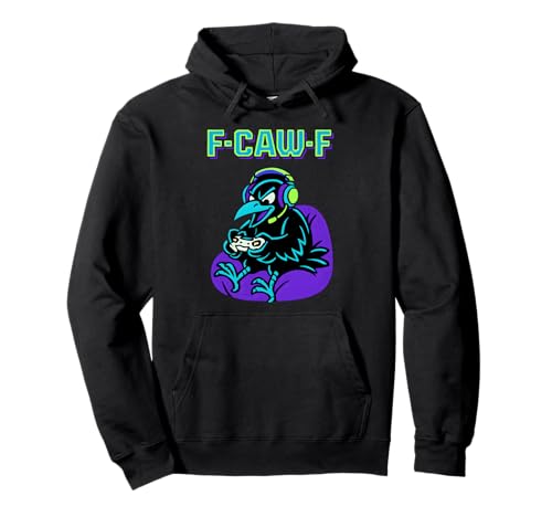 Gamer F Caw F Crow F-Caw-F Black Bird Raven Herren Teenager Junge Pullover Hoodie Gamer F Caw F Crow F-Caw-F Black Bird Raven Herren Teenager Junge Pullover Hoodie von F Caw Caw F Crow Merch Store