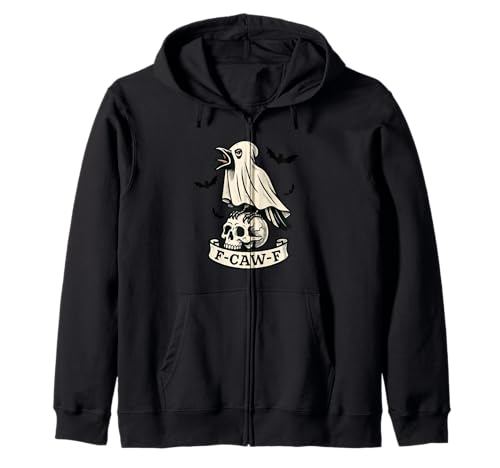 Halloween F Caw F Crow F-Caw-F Black Bird FcawF Damen Herren Kapuzenjacke Halloween F Caw F Crow F-Caw-F Black Bird FcawF Damen Herren Kapuzenjacke von F Caw Caw F Crow Merch Store