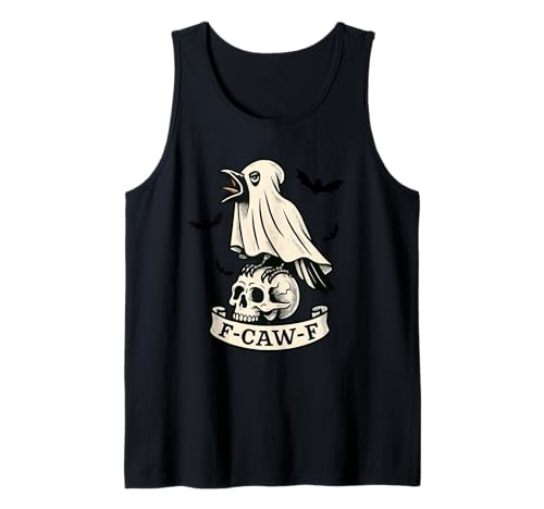 Halloween F Caw F Crow F-Caw-F Black Bird FcawF Damen Herren Tank Top Halloween F Caw F Crow F-Caw-F Black Bird FcawF Damen Herren Tank Top von F Caw Caw F Crow Merch Store
