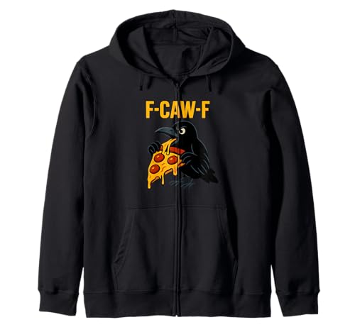 Pizza F Caw F Crow F-Caw-F Schwarzer Vogel Rabe Feinschmecker Damen Kapuzenjacke Pizza F Caw F Crow F-Caw-F Schwarzer Vogel Rabe Feinschmecker Damen Kapuzenjacke von F Caw Caw F Crow Merch Store