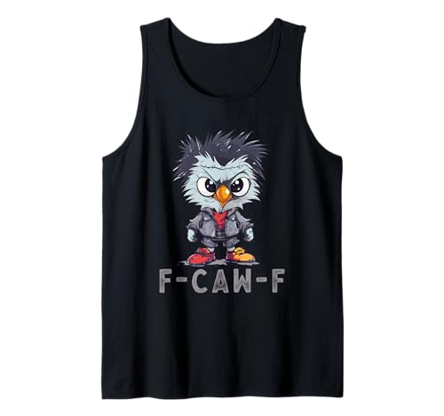 F-Caw-F Funny Chicken FCAWF Humour Quote Baby Rooster Meme Tank Top von F-Caw-F Chicken Funny Sarcastic Cool Meme Joke Tee