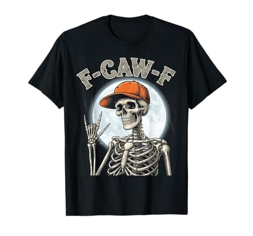 Lustiges Rocker Skelett F Caw F Halloween Punk Rock Herren Damen T-Shirt Lustiges Rocker Skelett F Caw F Halloween Punk Rock Herren Damen T-Shirt von F-Caw-F Halloween Women Men Gothic Humor