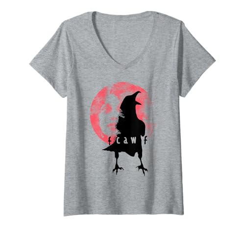 Damen F Caw F Artistic für Damen und Mädchen T-Shirt mit V-Ausschnitt Damen F Caw F Artistic für Damen und Mädchen T-Shirt mit V-Ausschnitt von F-Caw-F Meme Artistic Abstract Pop Fashion Trendy