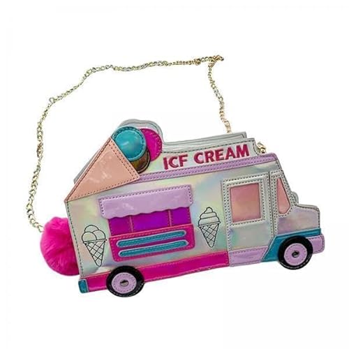 F Fityle 2X Entzückende Eiscreme Auto Umhängetasche Frauen Schillernde Farbe Lolita Zubehör Geldbörse Reisetasche Cosplay Satchels Einkaufstasche Tote von F Fityle