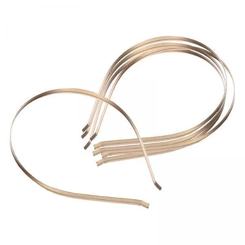 F Fityle 3x 5 Stück Edelstahl Haarbänder für Stilbewusste Damen Und Mädchen, Gold von F Fityle