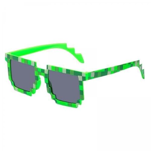F Fityle 3xSonnenbrille Schutz Modisch Staubdicht für Klettern Urlaub Erwachsene Grüner Rahmen, 4 Stück von F Fityle