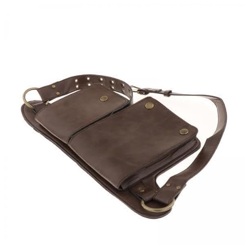 F Fityle 4X Mittelalterliche Gürteltasche Fannypack Geldbörse Vintage Tragbare Hüfttasche Fanny Pack für Rollenspiele Cosplay Frauen Männer Ritter von F Fityle