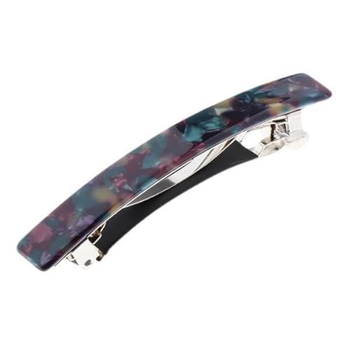 F Fityle 4x Frauen Französisch Stil Acetat Haarspange Frühling Haarspange Schmuck Colorful1 von F Fityle