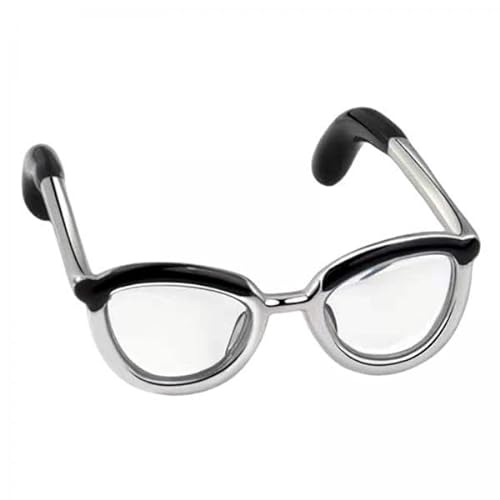 F Fityle 4x Trendiger Süßer Kleiner Brillenring, Offener, Minimalistischer, Einfacher Schmuck, Glücksring für Weihnachtsgeschenk, Frau, von F Fityle