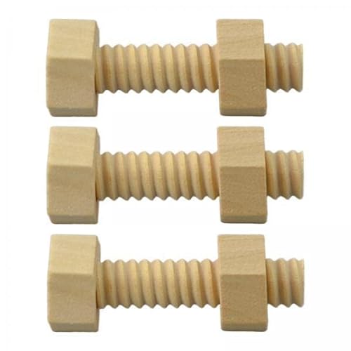 F Fityle 5x Schraubenmutter Montagespielzeug Montessori Accs Teaching Aid Holz Schraubenmutter Spielzeug F Fityle 5x Schraubenmutter Montagespielzeug Montessori Accs Teaching Aid Holz Schraubenmutter Spielzeug von F Fityle