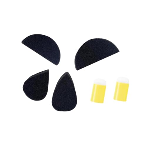 F Fityle 6 Stück Gesichtsbemalungsschwämme für Kinder, weicher DIY-Schwamm für Körperbemalung, GELB von F Fityle