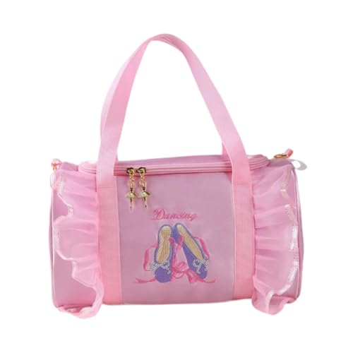 F Fityle Ballett-Tanztasche für Mädchen, süße Reisetasche fürs Fitnessstudio, zum Tanzen, Wandern, Snacks F Fityle Ballett-Tanztasche für Mädchen, süße Reisetasche fürs Fitnessstudio, zum Tanzen, Wandern, Snacks von F Fityle