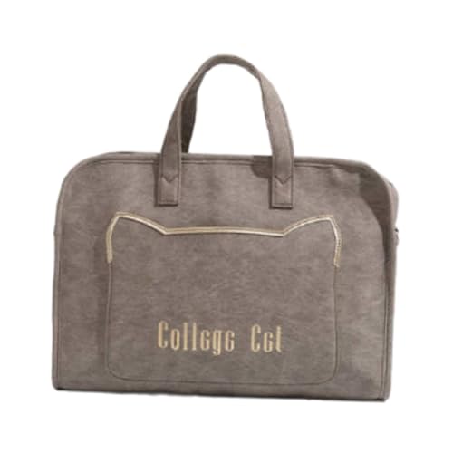 F Fityle Business Aktentasche Tasche Laptoptasche Griff Tasche Computertasche fürs Geschäft, Grau von F Fityle