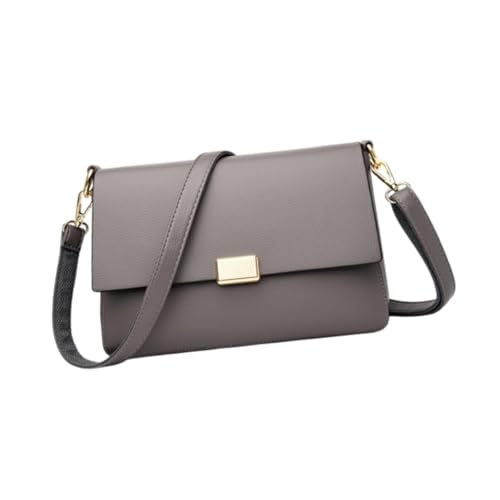 F Fityle Damen Schultertasche Satchel Handtasche Casual Trendy Kleine Umhängetasche für die Straße, Grau von F Fityle