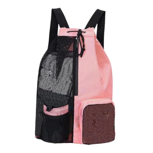 F Fityle Drawess Rucksack Schwimmbeutel große Kapazitätstraining -Ausrüstung Frauen Frauen Leichter atmungsaktiver Rucksack Verstellbarer Schultergurt, Rosa von F Fityle