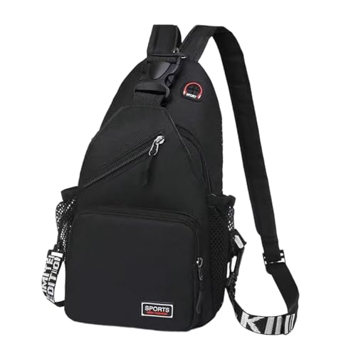 F Fityle Herren Brusttasche, modische Umhängetasche für Training, Reisen, Wandern, Reiten, Camping, Schwarz F Fityle Herren Brusttasche, modische Umhängetasche für Training, Reisen, Wandern, Reiten, Camping, Schwarz von F Fityle