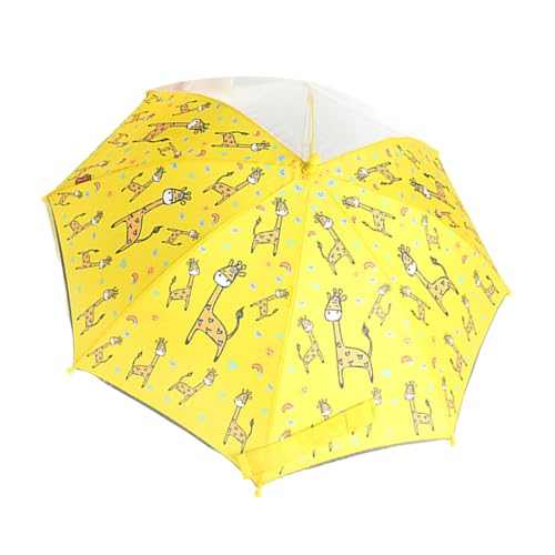 F Fityle Kinder Bubble Regenschirm, Cartoon Regenschirm, Winddichter Stockschirm Leicht, Kids Stick Umbrella, Cartoon Rain Umbrellas, Long Handle Umbrellas für Kleinkinder Junge Mädchen Reisen von F Fityle