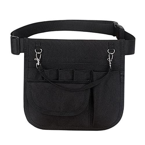 F Fityle Krankenpfleger-Fanny-Pack, Krankenpfleger-Tasche für Männer und Frauen, Krankenpfleger-Werkzeuggürtel, Pflegebedarf, Schwarz von F Fityle