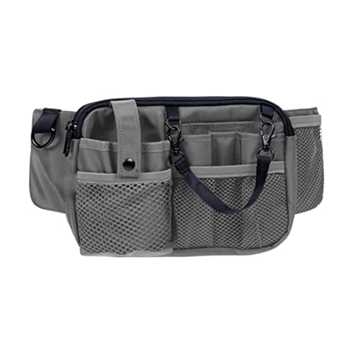 F Fityle Krankenschwester-Gürteltasche, Stilltasche, Polyester, mehrere Fächer, Krankenschwester-Taillen-Organizer, Gürtel für Frauen, GRAU von F Fityle