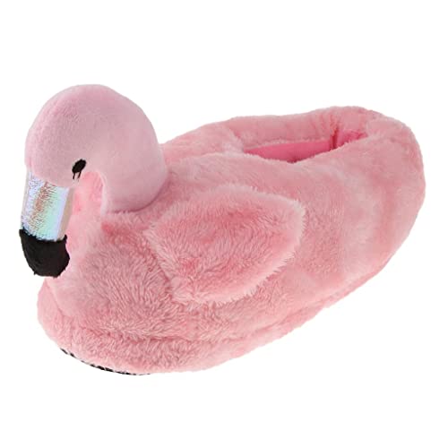 F Fityle Kuschel Hauss kuschelig Pantoffeln Flamingo Tierhauss Slippers für Herren Damen Kinder, Pink, Volle Hausschuhe von F Fityle