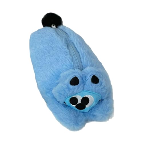 F Fityle Leichte Bleistifttasche mit Niedlichem Leichten Kreativen Stift Aus Chat Papinerie von Tierpapinerie bei Kindern, Blau von F Fityle