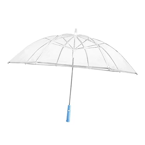 F Fityle Leuchtender Regenschirm, LED-Regenschirm, Reise-Regenschirm mit langem Griff, modischer gerader Regenschirm, Regenschirm für Rucksackreisen, von F Fityle