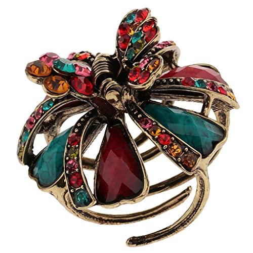 F Fityle Metall Strass Haarklammern Haargreifer Haarklemmen Haarschmuck für Damen Haar Styling - Mehrfarbig F Fityle Metall Strass Haarklammern Haargreifer Haarklemmen Haarschmuck für Damen Haar Styling - Mehrfarbig von F Fityle