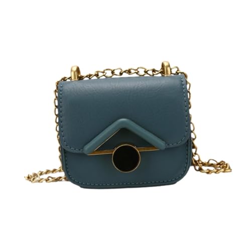 F Fityle Mini-Schultertasche, tragbare kleine Umhängetasche aus PU- für Dating-Shopping, Blau von F Fityle