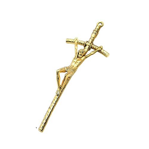 F Fityle Mode baumelndes Kreuz Geschenk dekorativer Schmuck Zinklegierung Suspension Ornamente für Rucksack Taschen Handtasche Mädchen Liebhaber, Gold von F Fityle