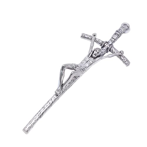 F Fityle Mode baumelndes Kreuz Geschenk dekorativer Schmuck Zinklegierung Suspension Ornamente für Rucksack Taschen Handtasche Mädchen Liebhaber, Silber von F Fityle