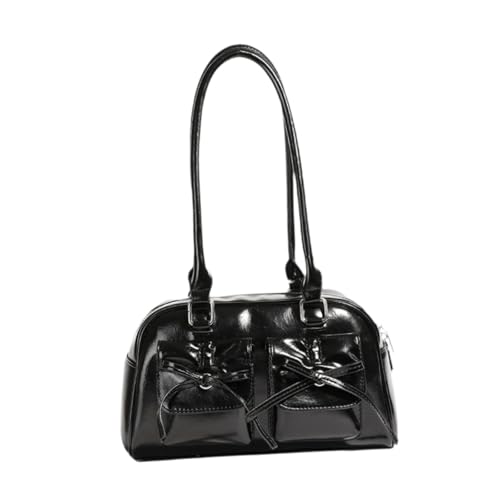 F Fityle PU Damen Umhängetasche Mode Damen Schultertasche für Party Outdoor, Schwarz von F Fityle