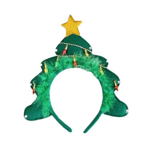 F Fityle Weihnachts Stirnband, Modisches Haarband für Bühnenauftritte, Festivals, Karneval von F Fityle