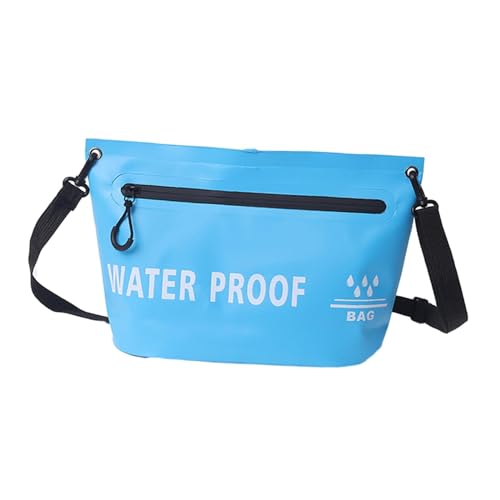 F Fityle wasserdichte Umhängetasche, wasserdichte Trockentasche, Sack-Geldbörse, Umhängetasche, Handtasche für Driften, Camping, Bootfahren, Trekking, Damen, Blau von F Fityle