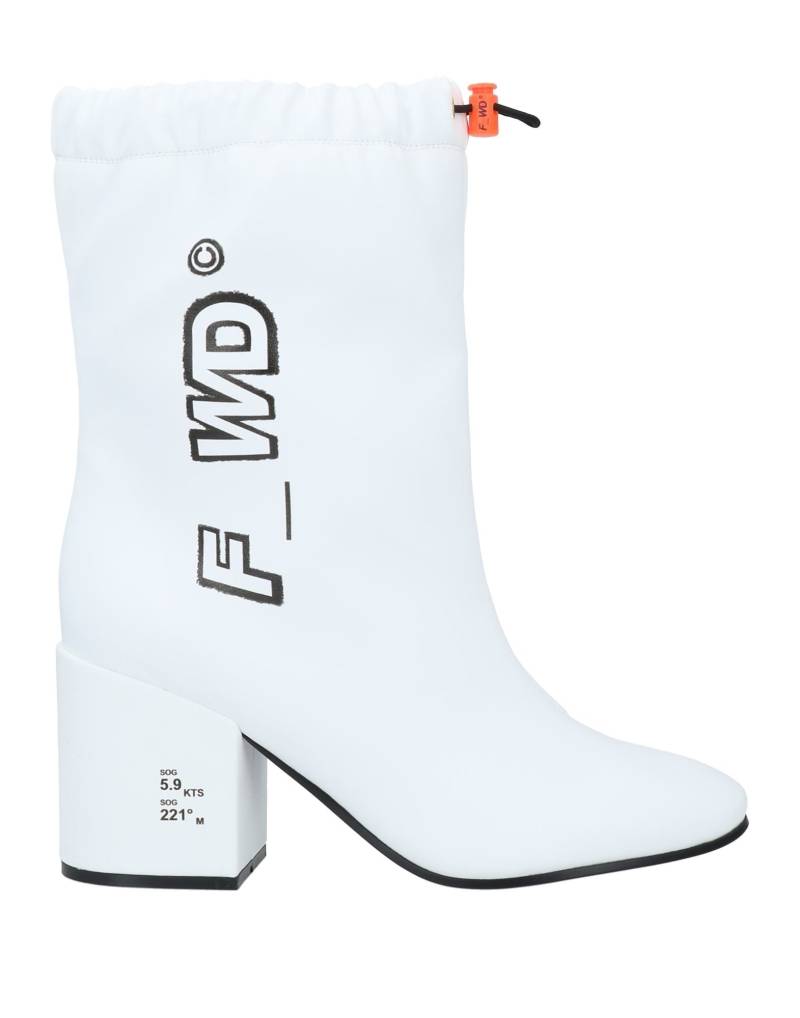 F_WD Stiefelette Damen Weiß von F_WD