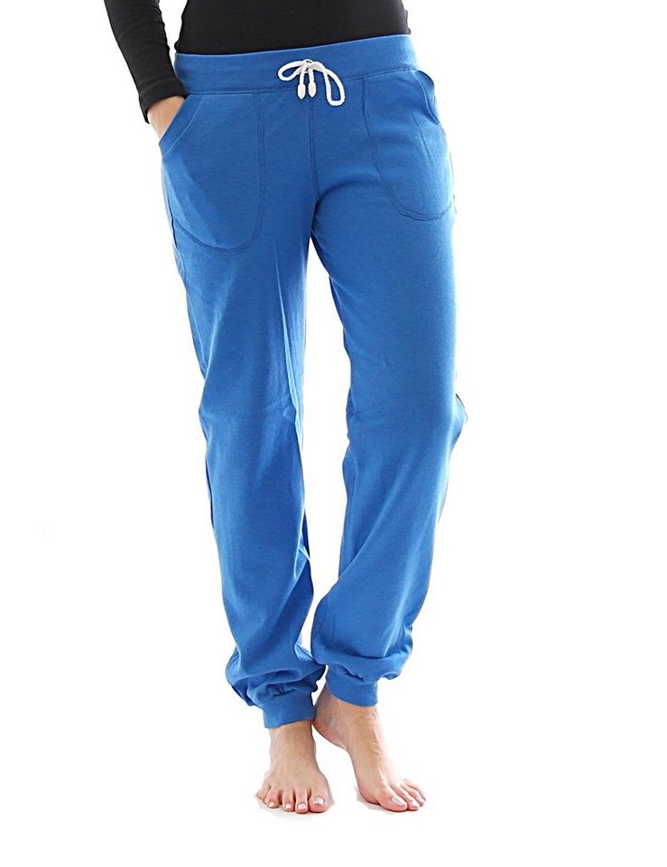 F&K-Mode Jogginghose Jogging Hose innen Fleece Thermo Taschen Sport Gummibund von F&K-Mode