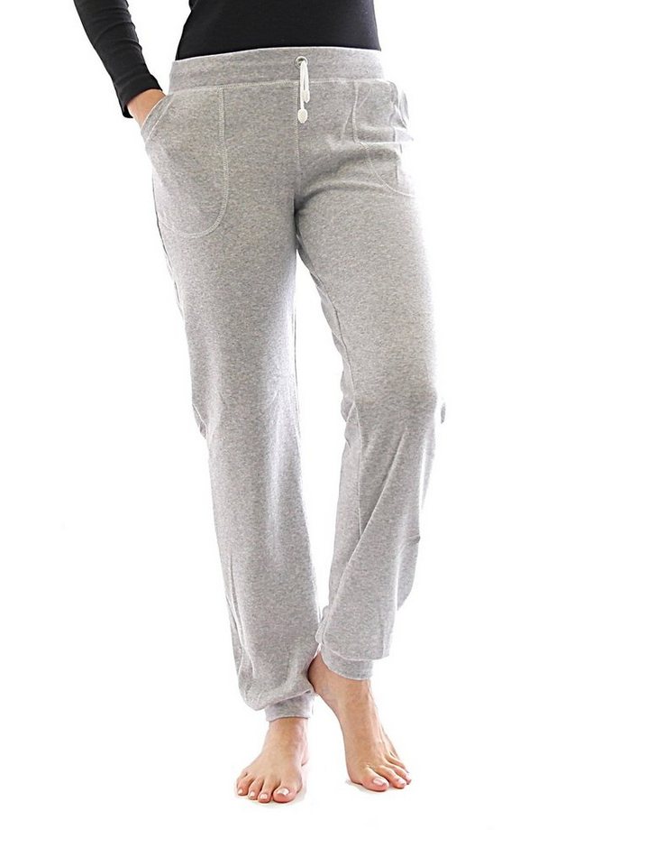 F&K-Mode Jogginghose Jogging Hose innen Fleece Thermo Taschen Sport Gummibund von F&K-Mode