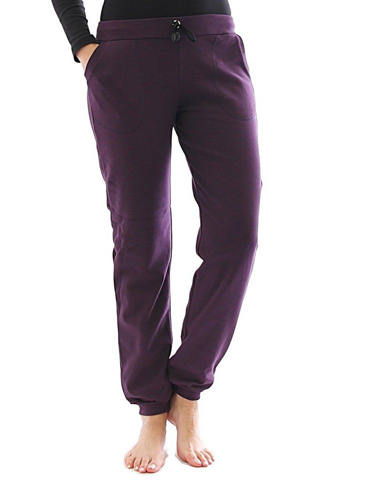 F&K-Mode Jogginghose Jogging Hose innen Fleece Thermo Taschen Sport Gummibund von F&K-Mode