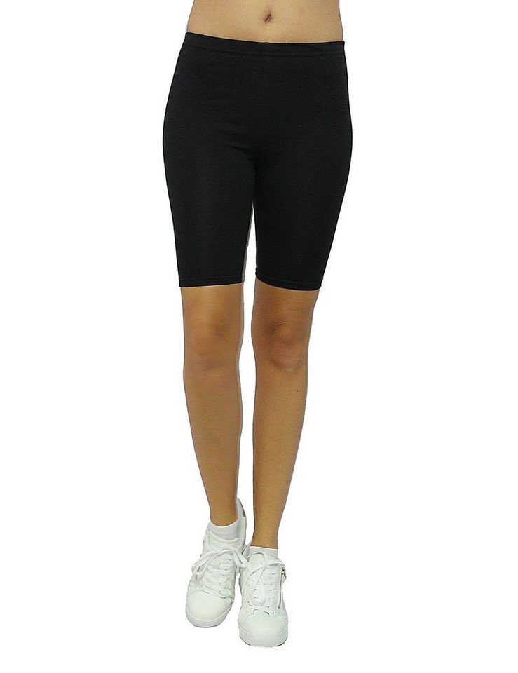 F&K-Mode Shorts Damen Shorts kurze Leggings Hotpants Sport gummi von F&K-Mode