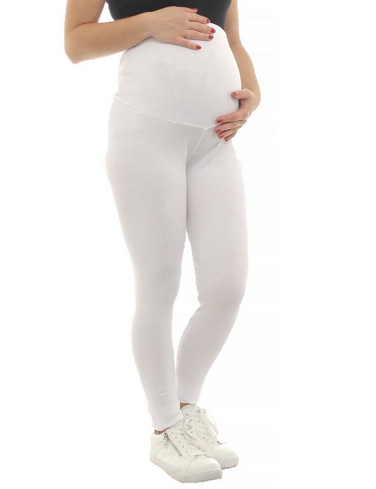 F&K-Mode Umstandsleggings Umstand Leggings Thermo Fleece innen Hose lang von F&K-Mode