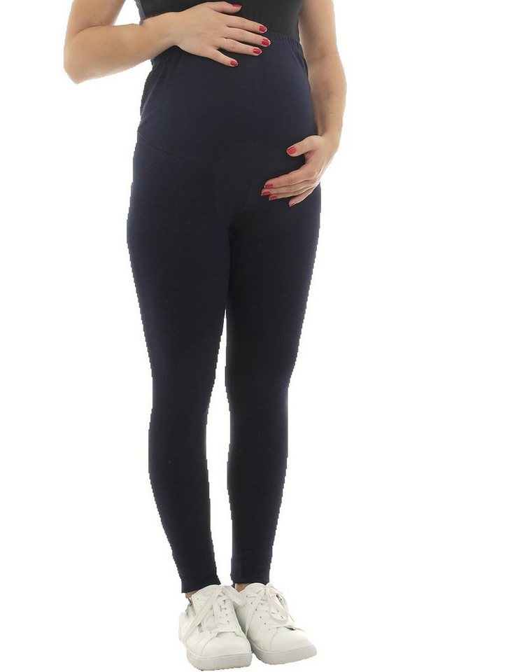 F&K-Mode Umstandsleggings Umstand Leggings Thermo Fleece innen Hose lang von F&K-Mode