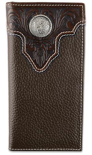 F&L CLASSIC Herren RFID Vintage Look Echtes Leder Lange Bifold Wallet Scheckbuch Geldbörsen, Braun 81 F&L CLASSIC Herren RFID Vintage Look Echtes Leder Lange Bifold Wallet Scheckbuch Geldbörsen, Braun 81 von F&L CLASSIC