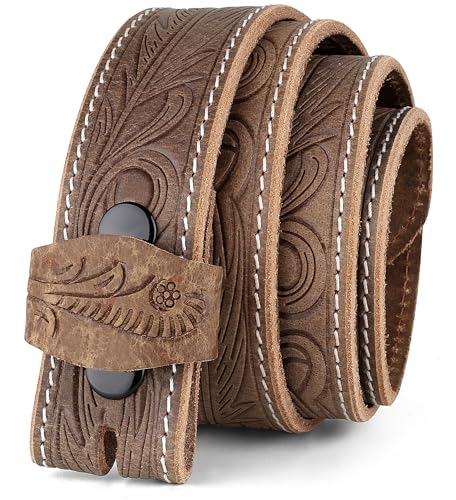 F&L CLASSIC Westerngürtel ohne Schnalle für Herren - Vollnarbenleder Cowboy-Gürtel für Jeans - einteiliger Lederriemengürtel, Braun 65, 42 F&L CLASSIC Westerngürtel ohne Schnalle für Herren - Vollnarbenleder Cowboy-Gürtel für Jeans - einteiliger Lederriemengürtel, Braun 65, 42 von F&L CLASSIC