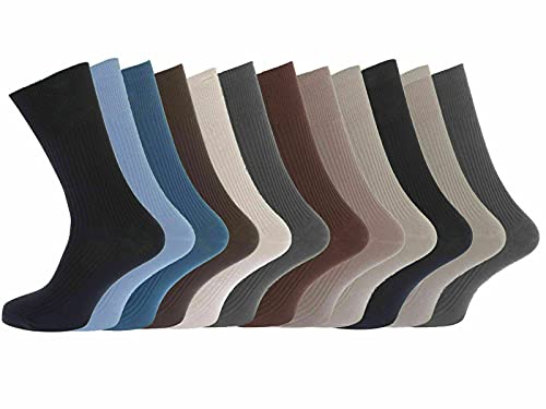 F & S LTD Herren Socken 45-48 Gr. 45-48, Light Assorted von F & S LTD