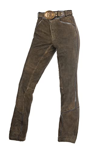 F&S Luxurious RIDINGWEAR Exklusive Reithose Lederreithose für Herren aus Ziegenleder (as3, Numeric, Numeric_48, Regular, Regular, Braun, Jodhpur) von F&S