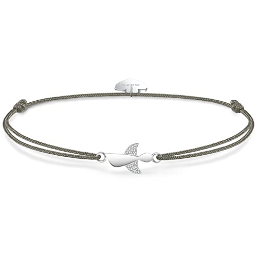 F.ZENI Damen Armband Schutzengel 925 Sterling Silber Armbänder Glücksbringer für Frauen und Mädchen 24cm Einstellbare Handarbeit Geflochtenes von F.ZENI
